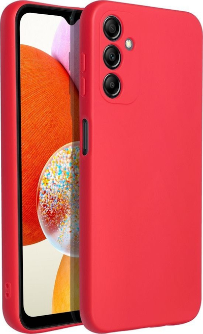 Mbrojtëse silikoni Samsung Galaxy A14 5G, soft case, e kuqe