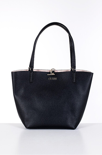Ҫantë dore Guess 2në1 Alba Toggle Tote HWVG74-55230, zezë/rozë