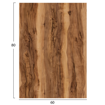 Pllakë tavoline HPL HM6350.30, drejtkëndore 60x80cm, trashësi 12mm, Indian Sheesham