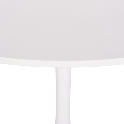 Tavolinë rrumbullake Brolin HM18141.01, MDF, Ø90x73cm, e bardhë