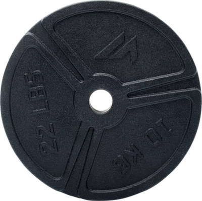Pesë disku Martes Essentials, 10 kg, gize, vrimë 29 mm, e zezë
