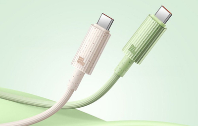 Kabllo karikimi Baseus Habitat Series, USB C në USB C, 2m, 100W, jeshile