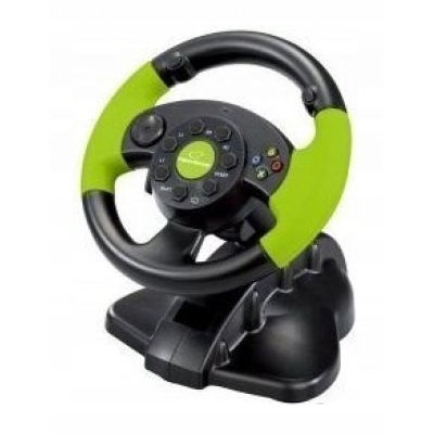 Timon lojrash Esperanza EG104 High Octane, me vibrim, me pedale, i zi me jeshile