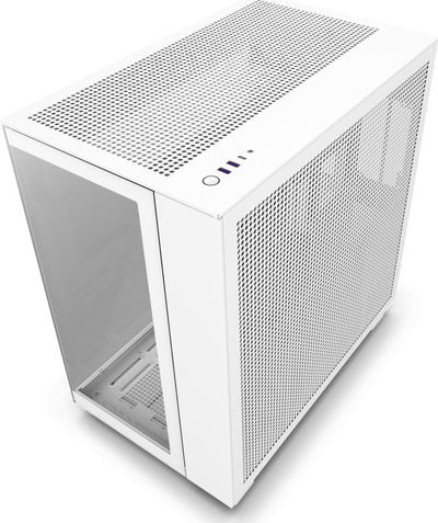 Kullë PC NZXT H9 Flow, ATX, xham i temperuar, e bardhë