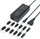 Karikues universal laptopi Deltaco SMP-90W12, 90W, 12 konektorë DC, i zi