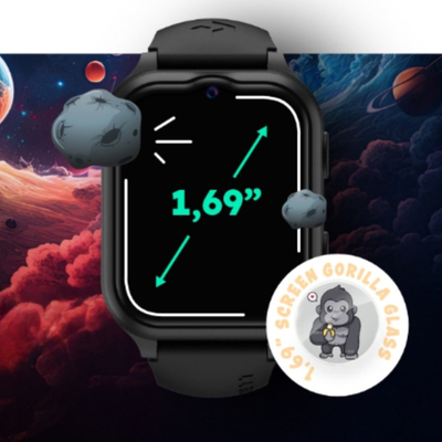 Smartwatch për fëmijë Garett, GPS WiFi, 5 ATM, rozë