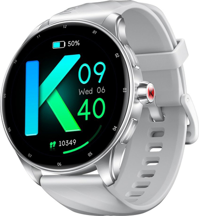 Orë inteligjente Kumi GW5 Pro, Bluetooth, matje shëndeti, gri