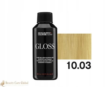 Bojë flokësh Kevin.Murphy Color.Me Gloss 10.03, gjysmë e përhershme, 60ml, bionde platin natyrale e artë