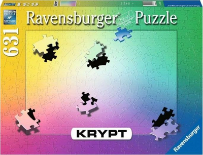 Puzzle Ravensburger Krypt Gradient 16885, 631 copa, për të rritur, shumëngjyrësh