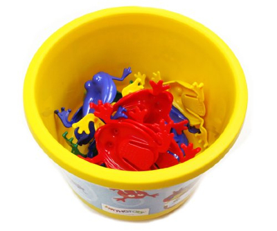 Lojë tavoline Vikingtoys Froghoppers, 16 copë, me ngjyra