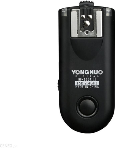 Окинувач за блик Yongnuo RF-603IIC1, безжичен, домет 270 m, црн