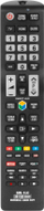 Telekomandë universale SM-1LC për TV Samsung, LED LCD, Smart TV, ngjyrë e zezë