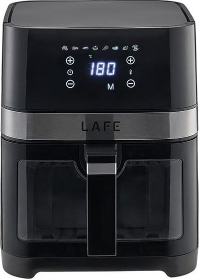 Фритеза со воздух Lafe Air Fryer, 5L, 1500W, 8 програми, црна