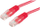 Kabllo rrjeti Value 21.99.1581, RJ45 CAT 6 U/UTP, 10m, e kuqe
