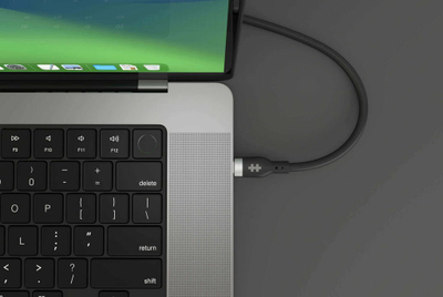 Kabllo USB C HYPER HyperJuice 240W, 2m, silikon, i zi