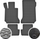 Tapeta gome për veturë Mercedes-Benz C W204, set 4 copë, 2007-2014, të zeza