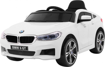 Makina elektrike për kalamaj BMW 6 GT, 105 x 66 cm, deri 30 kg, e bardhë