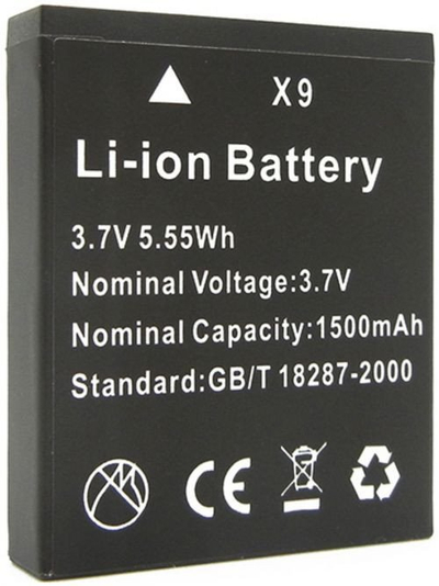 Bateri kamerë Easypix Aquapix W3048, 3.7V, 1500mAh, e zezë