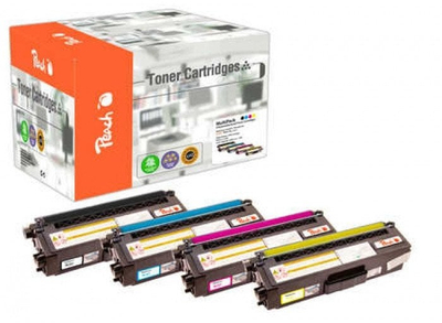 Set tonerash Peach PT788, në vend të Brother TN-321, 4 ngjyra