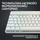 Tastierë Logitech PRO X TKL Lightspeed GX Brown (920-012148), e bardhë