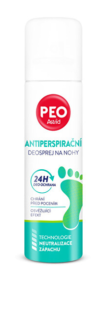 Antiperspirant për shputa Astrid PEO, 150 ml