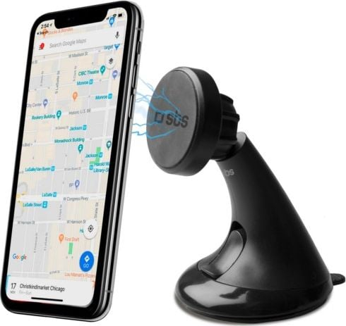 Mbajtës magnetik për veturë SBS Mobile Dashboard, universal, i zi