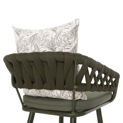 Stol bari Camden HM6142.09, alumin, 56x60x108 cm, jeshile e errët