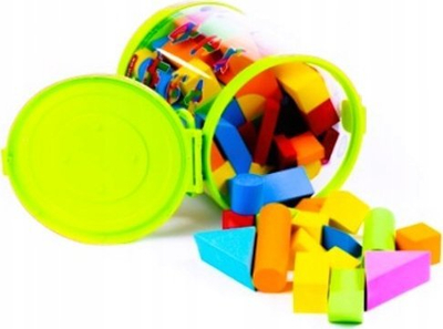 Blloqe shkumë Trefi FOAM BLOCKS KL.P 014, set 95 copë, shumëngjyrëshe