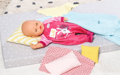 Kostum për kukull Baby Born Romper, 43cm, rozë