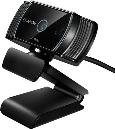 Webkamera Canyon C5, Full HD 1080p, USB, e zezë