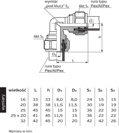 Kthesë Perfexim (61-006-0200-000), 20 mm