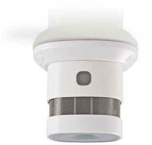 Detektor tymi Nedis Ultra Small, alarm zjarri, bateri 10 vjet, i bardhë