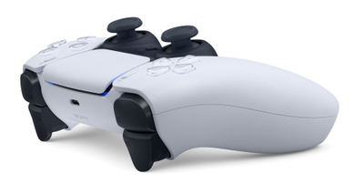 Kontroller Sony DualSense, PlayStation 5, Bluetooth, USB, e bardhë / zezë
