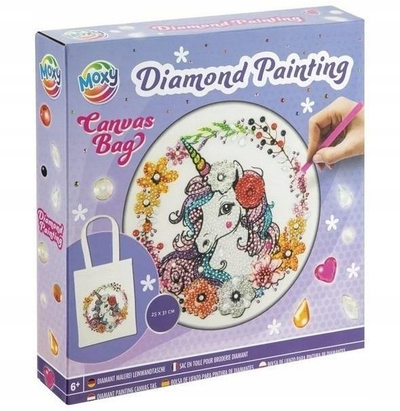 Set dekorimi çante Creative Craft Group Decorate Your Own Diamond Painting Bag, për fëmijë 6+