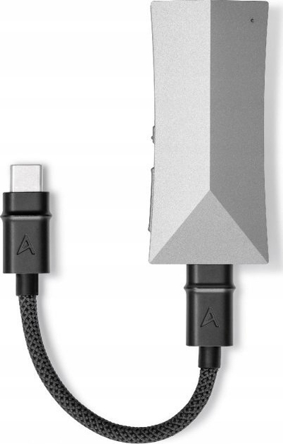 USB звучна картичка Astell&amp;Kern HC4, пренослив DAC, засилувач за слушалки, сребрена