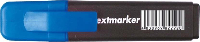 Marker nënvizues Centrum Highlighter, majë e gjerë, blu
