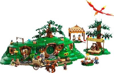 Lodër ndërtimi LEGO Icons Lord of the Rings Shire 10354, set koleksionues, për të rritur, shumëngjyrëshe