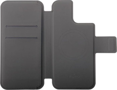 Këllëf folio Puro MagSafe, për iPhone 14 Plus dhe 12 Pro Max, i zi