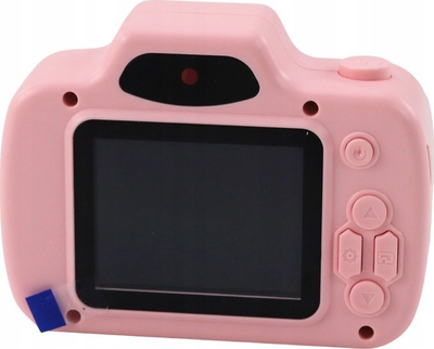 Kamerë për kalamaj LeanToys Mini, me lojëra, kartë 64GB, rozë