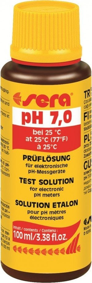 Zgjidhje për kalibrim pH Sera, pH 7.0, 100 ml, transparente
