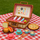 Set pikniku LEAN Toys me shportë thurje, 33 pjesë, shumëngjyrësh