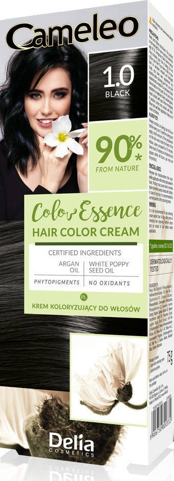 Bojë flokësh Delia Cameleo Color Essence 1.0, 75g, e zezë