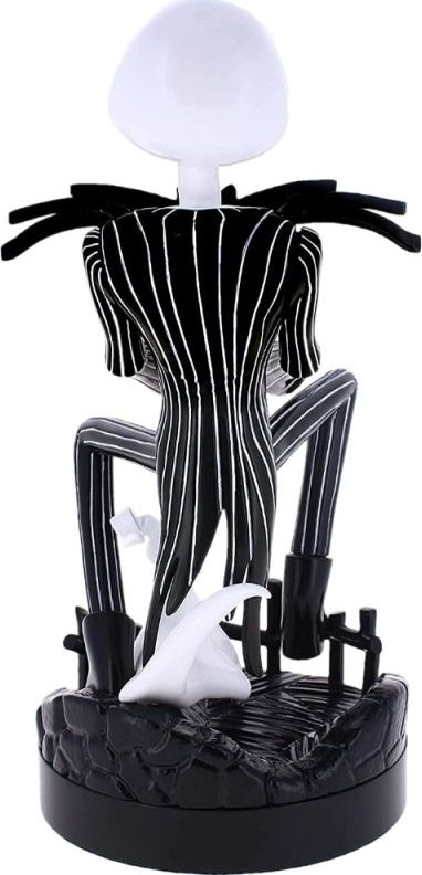 Mbajtëse karikimi Cable Guys Nightmare Before Christmas Jack Skellington, 20cm, me kabllo USB, bardhë e zezë