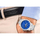 Ora burrash Giewont Chronograph GW9460-B3, safir, argjendtë me blu