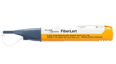 Detektor fibre optike Fluke FiberLert 125, për fibra single mode edhe multimode, portativ, i verdhë