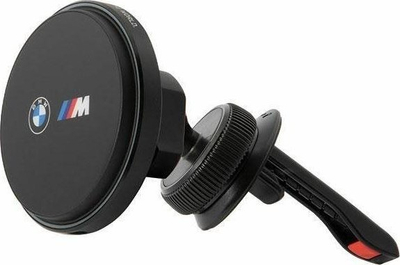 Mbajtëse magnetike për veturë BMW M, MagSafe, karikim wireless 15W, e zezë