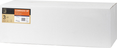 Llampë e varur Adviti Corrado 3P AD-LD-6213GGE14S, 3xE14 40W, metal edhe qelq, krom