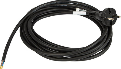 Kabllo lidhëse Connector S 8 97 607, 5m, 2x1mm², gome, e zezë