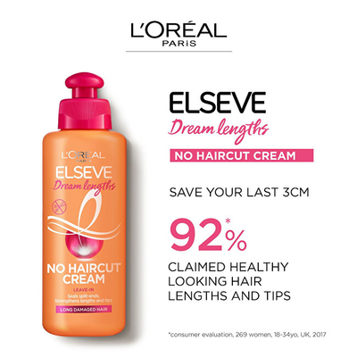 Krem për flokë të gjatë të dëmtuar L´Oréal Paris Elseve Dream Long, 200 ml