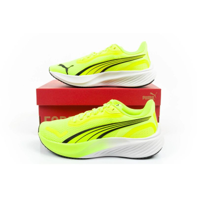 Патики за трчање Puma Pounce Li, за мажи, PUMALITE, жолти со црни